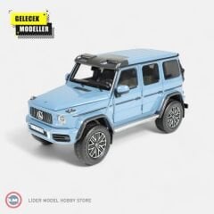 1:18 NZG 2023 Mercedes Benz G Class G63 AMG 4x4 Vintage Blue