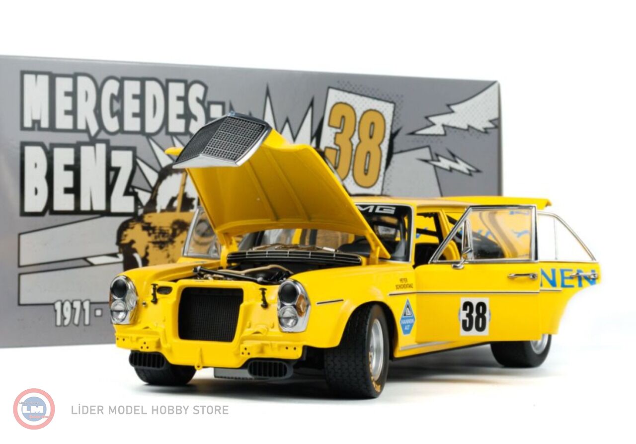 1:18 Minichamps 1971 Mercedes Benz 300SEL 6.8AMG #38