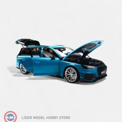 1:18 Kilo Works 2020 Audi RS4 Darwin Pro B9 Avant Blue Metallic