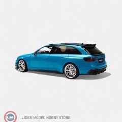 1:18 Kilo Works 2020 Audi RS4 Darwin Pro B9 Avant Blue Metallic