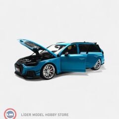 1:18 Kilo Works 2020 Audi RS4 Darwin Pro B9 Avant Blue Metallic