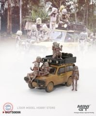 1:64 1982 Range Rover Camel Trophy Papua New Guinea Limited Edition set with Figures
