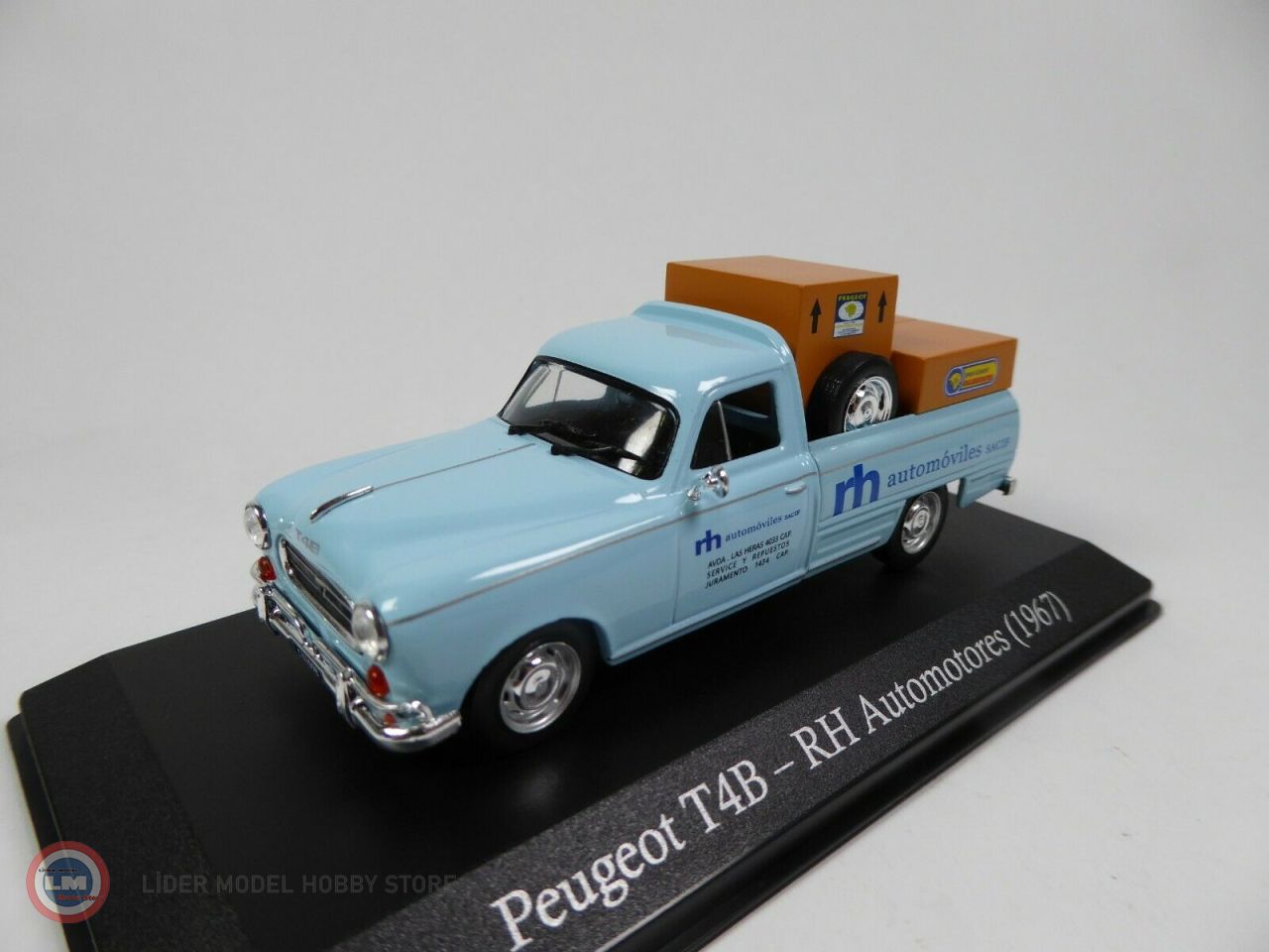 1:43 Atlas 1967 Peugeot T4B  RH Automotores
