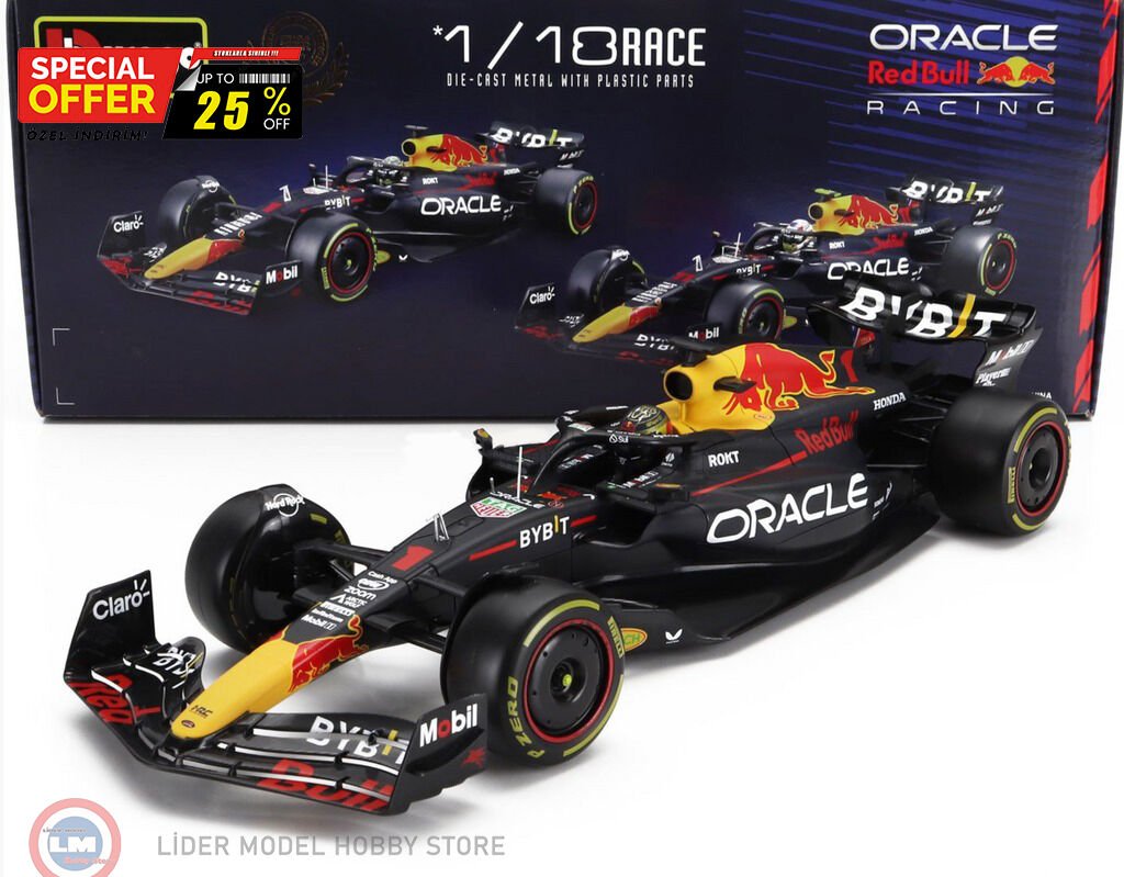 Burago - 1:18 Burago Red Bull RB19 #1 MAX VERSTAPPEN 2023 Formula