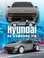 1:18 OTTO 2022 Hyundai N Vision 74 - Matt Aluminium
