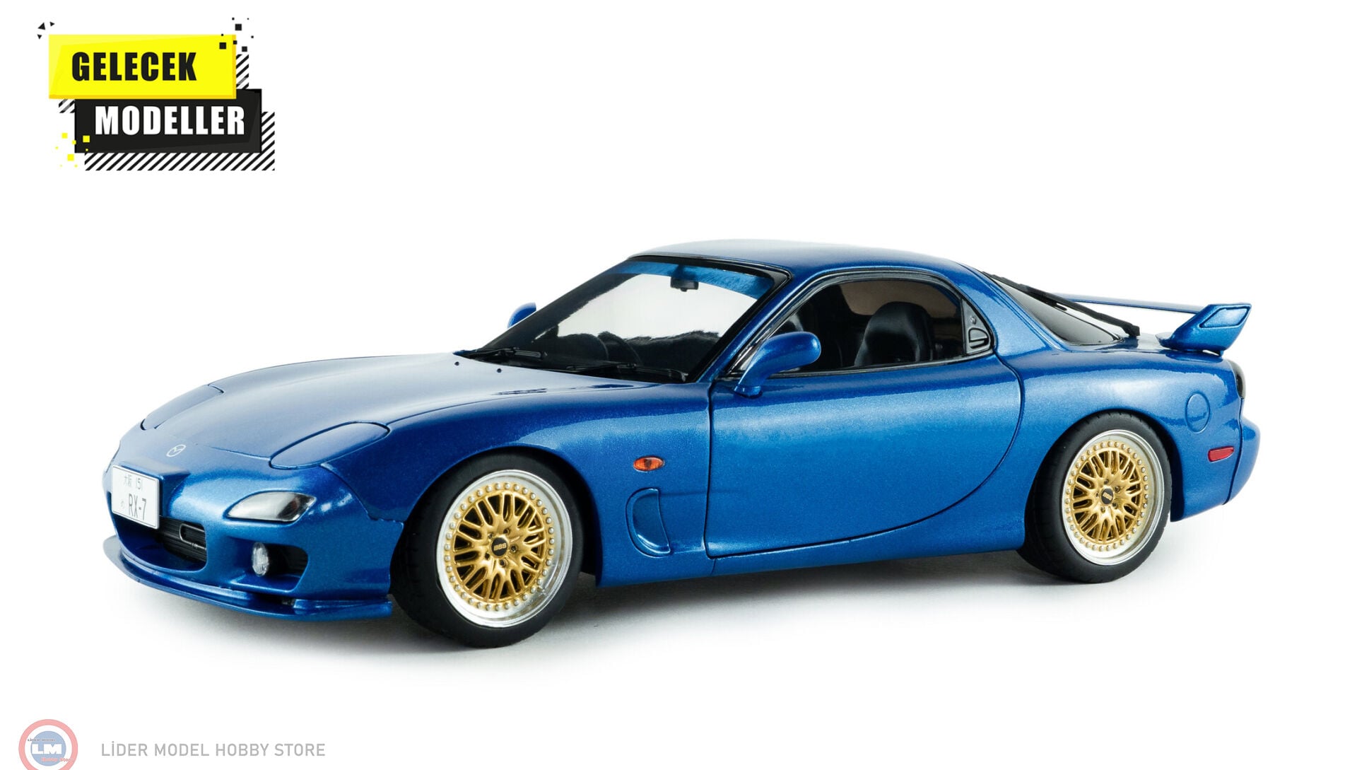 1:18 Solido 1999 Mazda RX7 FD3S – INNOCENT BLUE MICA