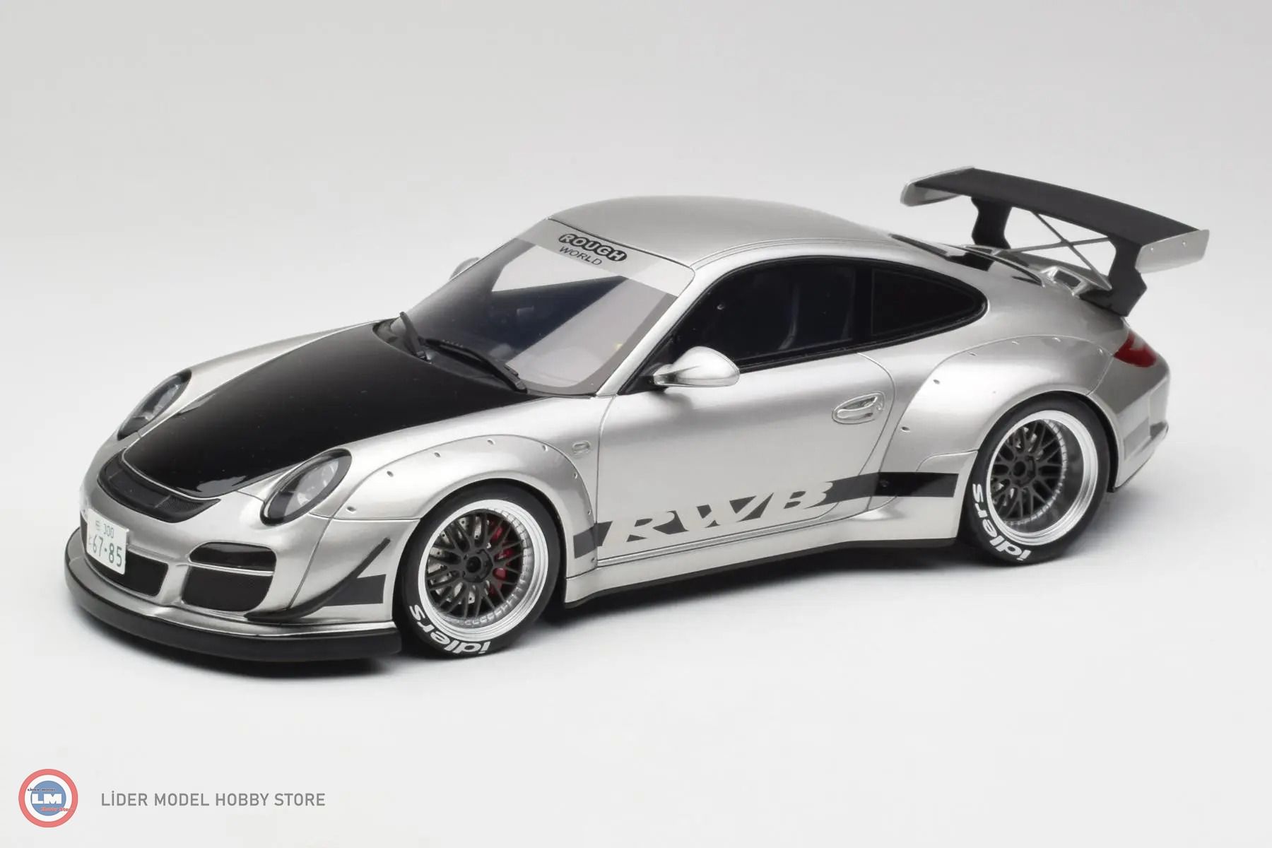 1:18 GT Spirit 2024 PORSCHE RWB ABU SILVER