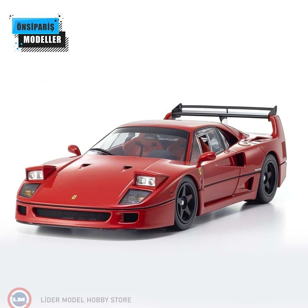 1:18 Kyosho FERRARI F40 – LIGHT WEIGHT LM WING – RED