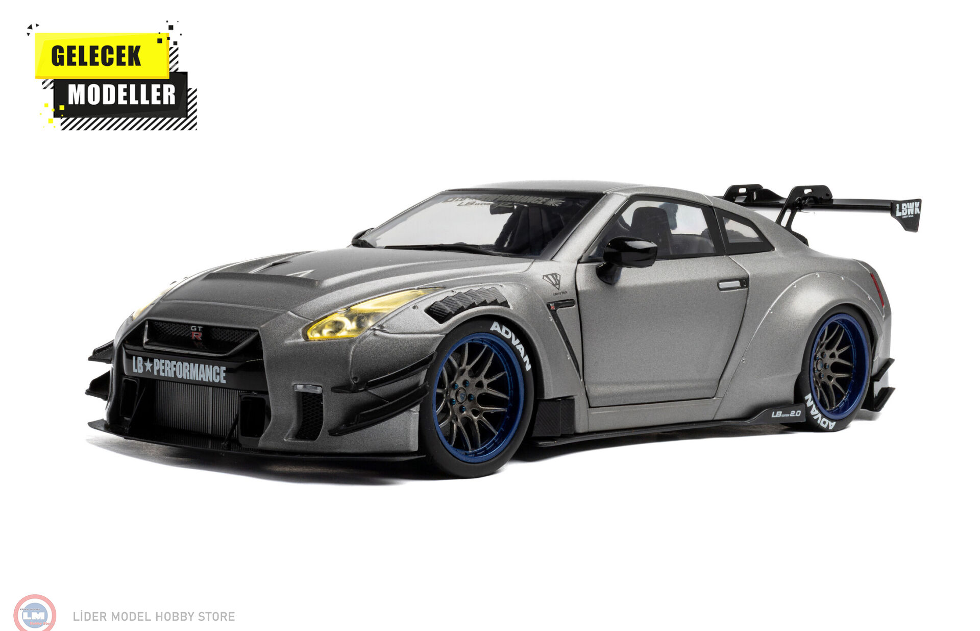 1:18 Solido 2023 Nissan GT-R (R35) W Liberty Walk Body Kit 2.0