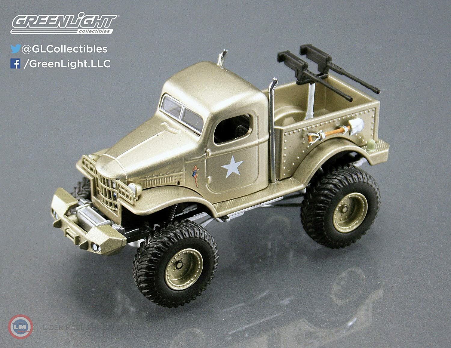 1:64 1941 Dodge Militar 12 Tonnen 4x4 Pick-up LKW