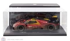 1:18 Burago Ferrari 499P 3.0L TURBO V6 #50 - WINNER LeMans 2024 '' AFTER RACE VERSION ''
