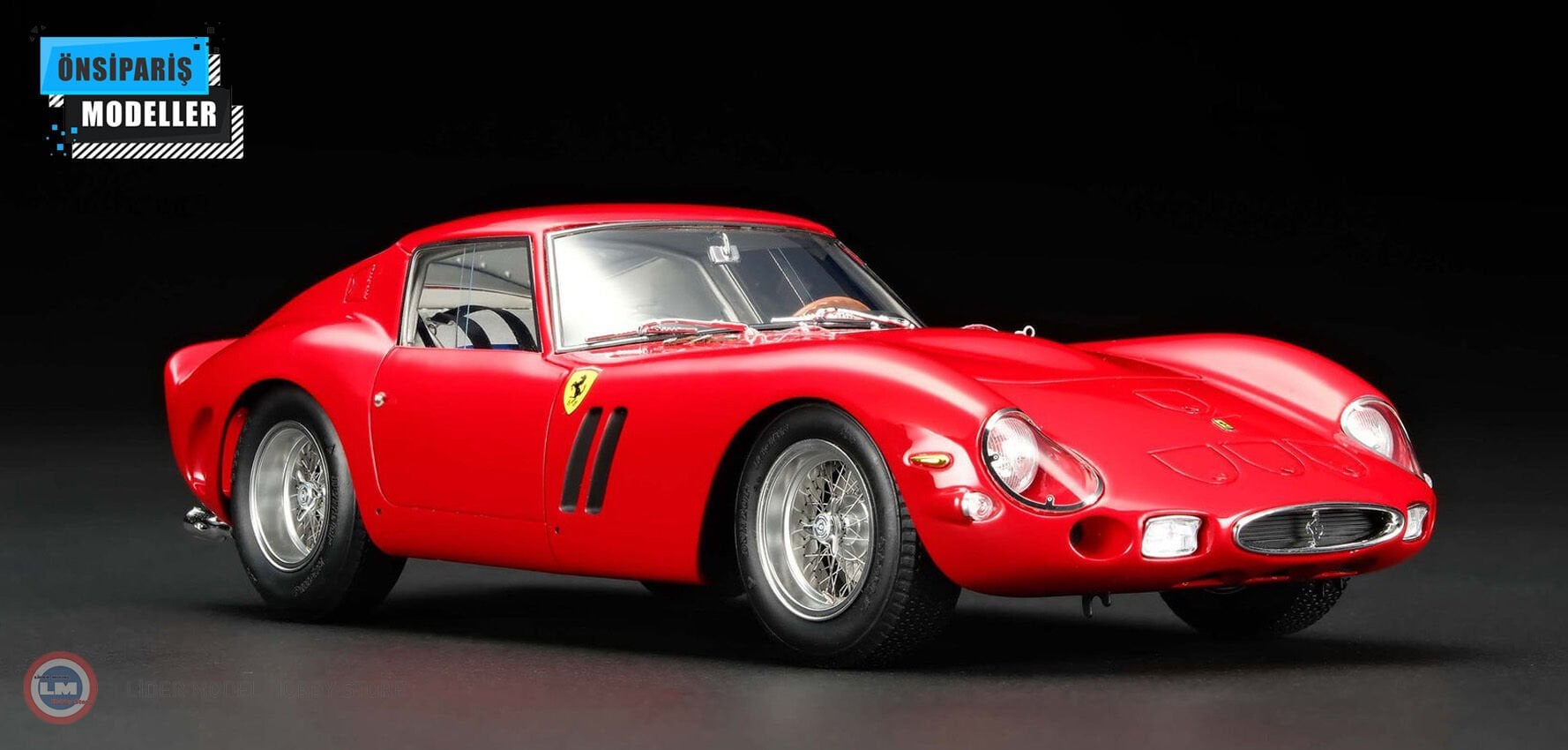1:18 Amalgam 1962 Ferrari 250 GTO SC3 - Street Red