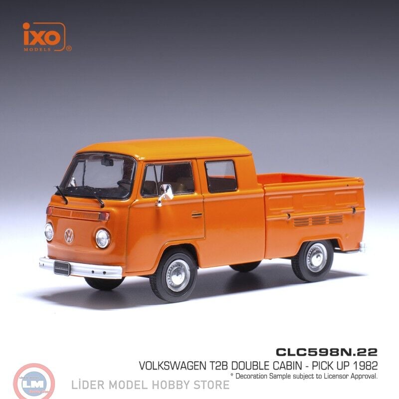 1:43 IXO 1982 Volkswagen T2b Double Cabin