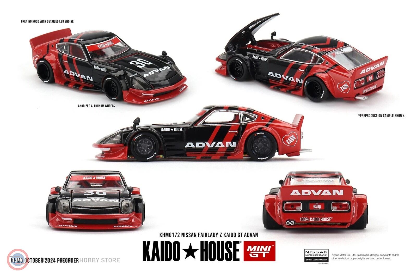 Mini GT - 1:64 Mini GT Nissan Fairlady Z Kaido GT ADVAN #30