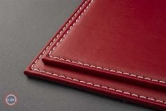 118 Atlantic Case 10012 Maranello Kırmızı Deri Tabanlı Sergileme Ünitesi