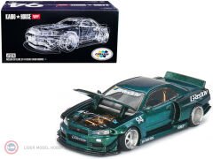 1:64 Mini GT Kaido Nissan Skyline GT-R R34 Kaido Works Greddy V1