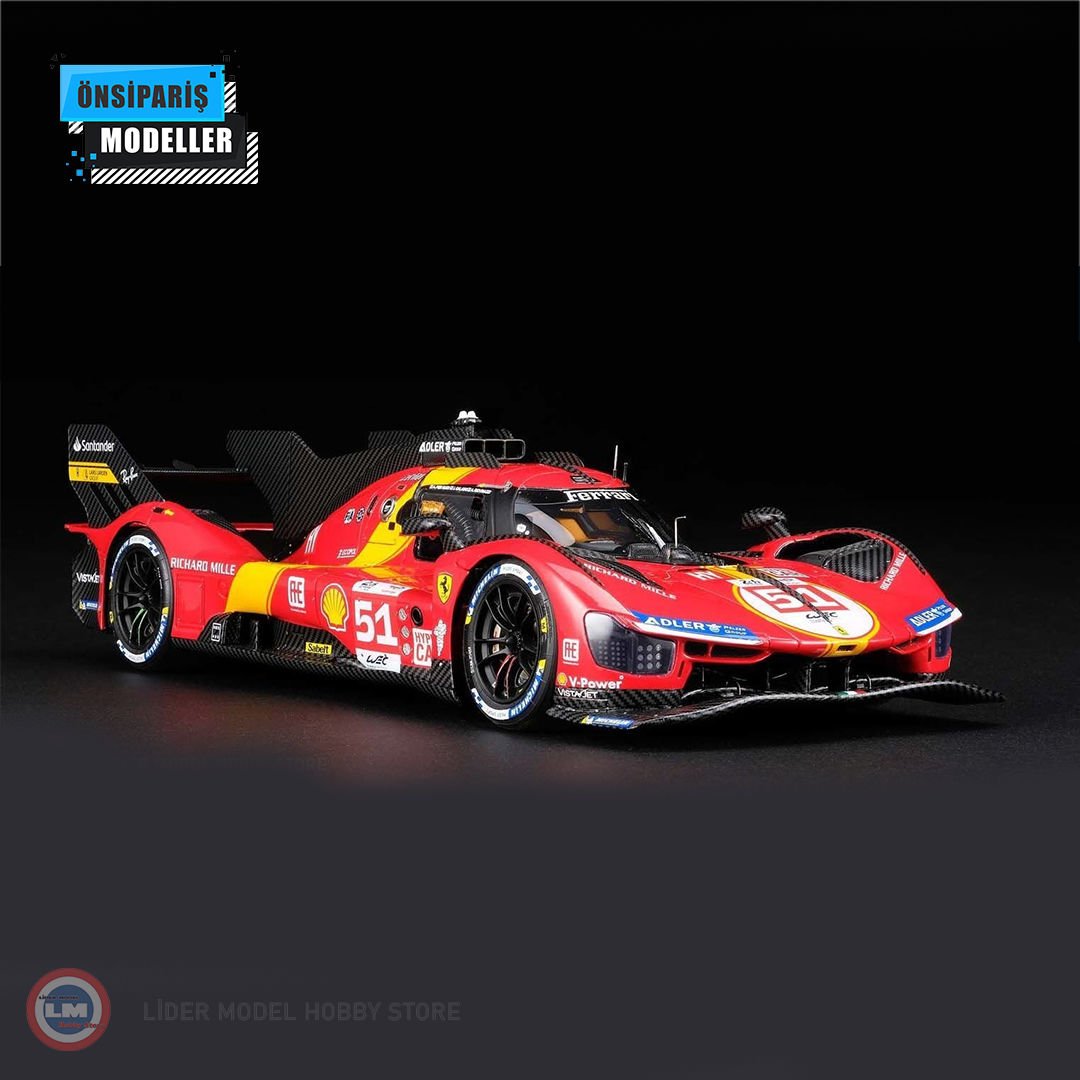 1:18 2023 FERRARI 499P #51 24H LE MANS WINNER