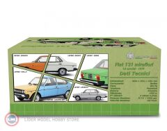 1:18 Laudo Racing 1974 Fiat 131 1600 Mirafiori Special Yellow-Beige