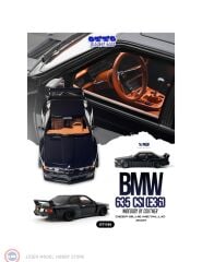 1:18 Otto 2021 BMW 635 CSI E24 Widebody By Coutner Deep Blue Metallic