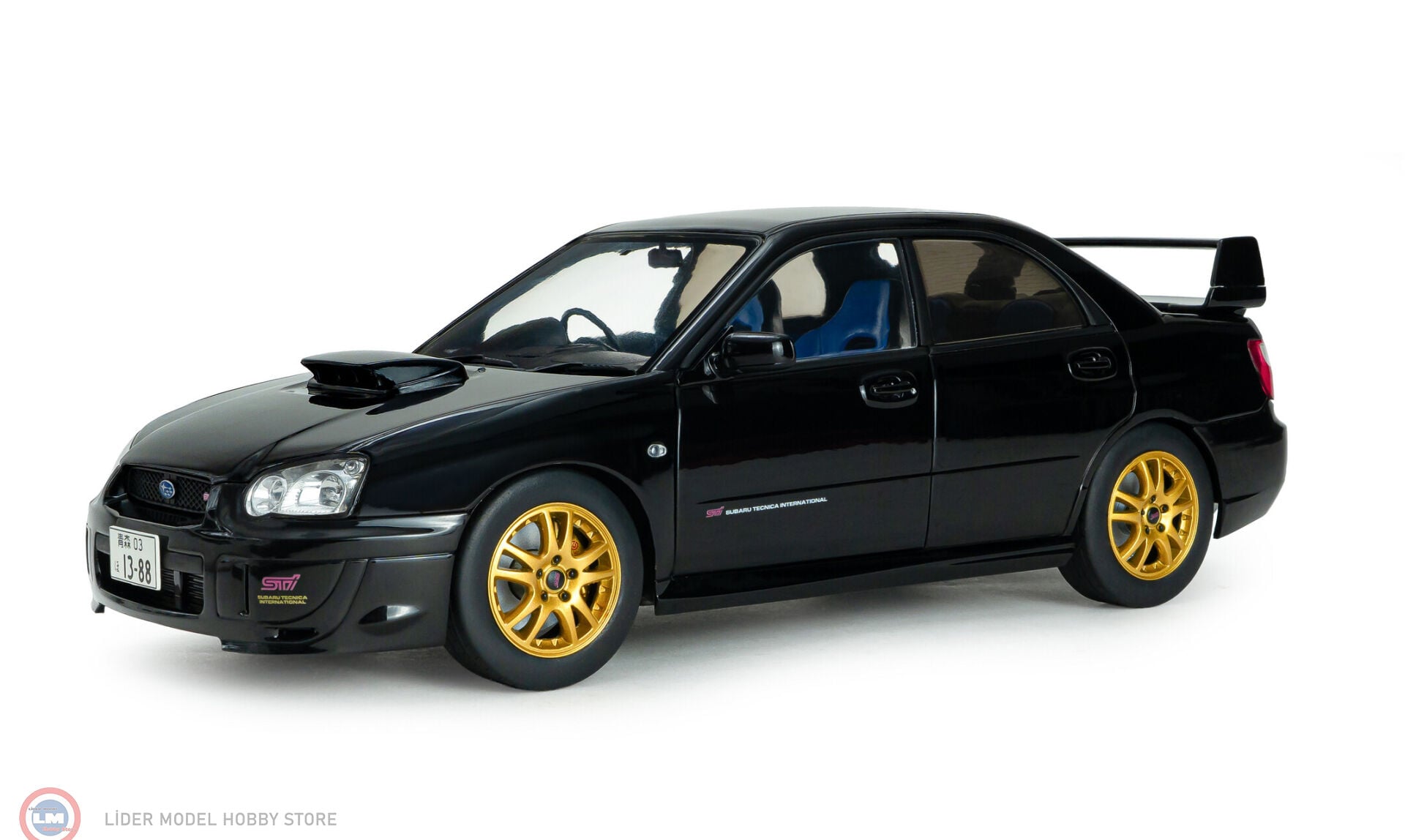 1:18 Solido 2004 Subaru IMPREZA WRX STI – JAVA BLACK PEARL