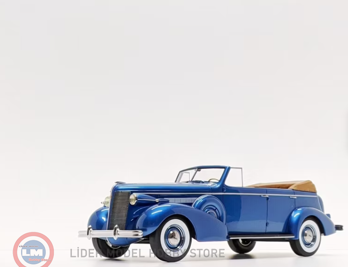 KUSURLU 1:18 1937 Buick Roadmaster 80-C Four-Door Phaeton