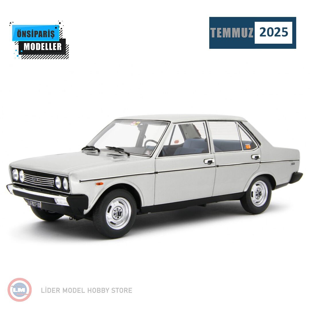 1:18 Laudo Racing 1974 Fiat 131 1600 Mirafiori Special Metallic Grey