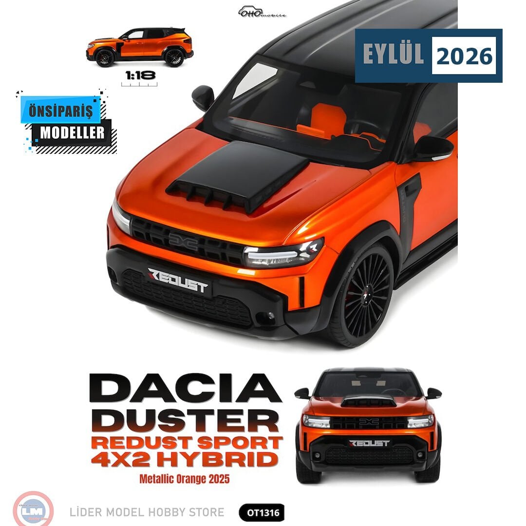 1:18 Otto Dacia Duster Redust Sport 4x2 Hybrid