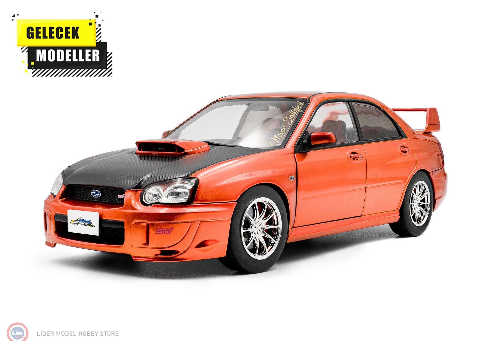 1:18 Solido 2003 Subaru IMPREZA WRX STI – orange metallic