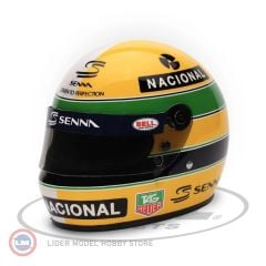 1:2 Miniature Helmets Ayrton Senna 30 Years Tribute Imola Grand Prix 1994-2024 Helmet Kask