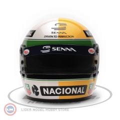1:2 Miniature Helmets Ayrton Senna 30 Years Tribute Imola Grand Prix 1994-2024 Helmet Kask