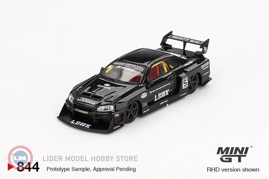 Mini GT - 1:64 Mini GT Nissan LB-ER34 Super Silhouette SKYLINE #5