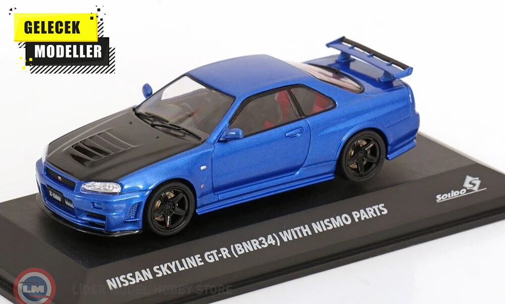 1:43 Solido 2005 Nissan Skyline GT-R (BNR34) Nismo Parts