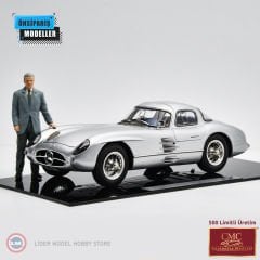 1:18 CMC 1955 Mercedes Benz 300 SLR Coupe Uhlenhaut & Figür