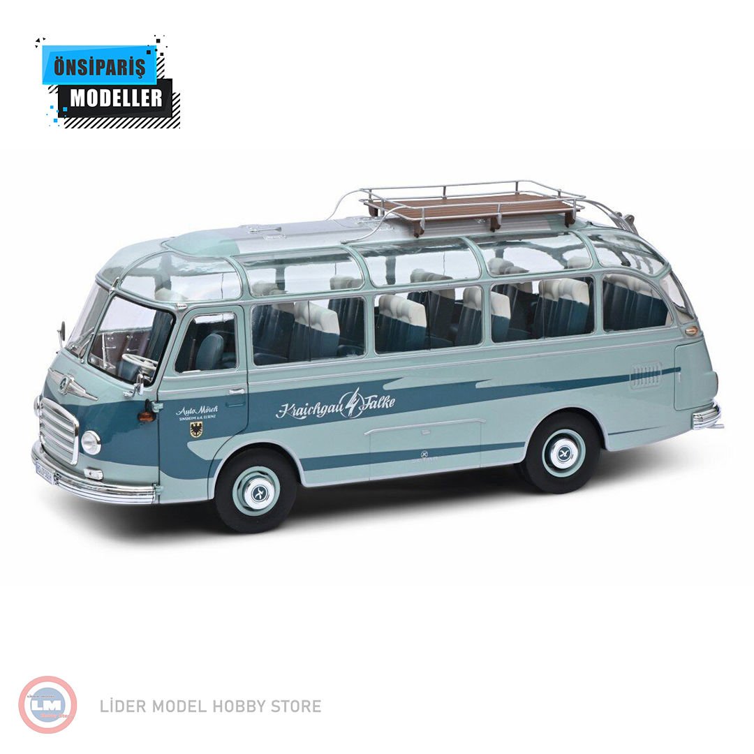 1:18 Schuco 1955 Setra S6 Kraichgaufalke