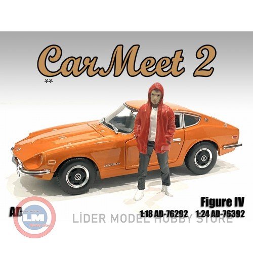 1:18  American Diorama '' Car Meet '' Figür IV 76292