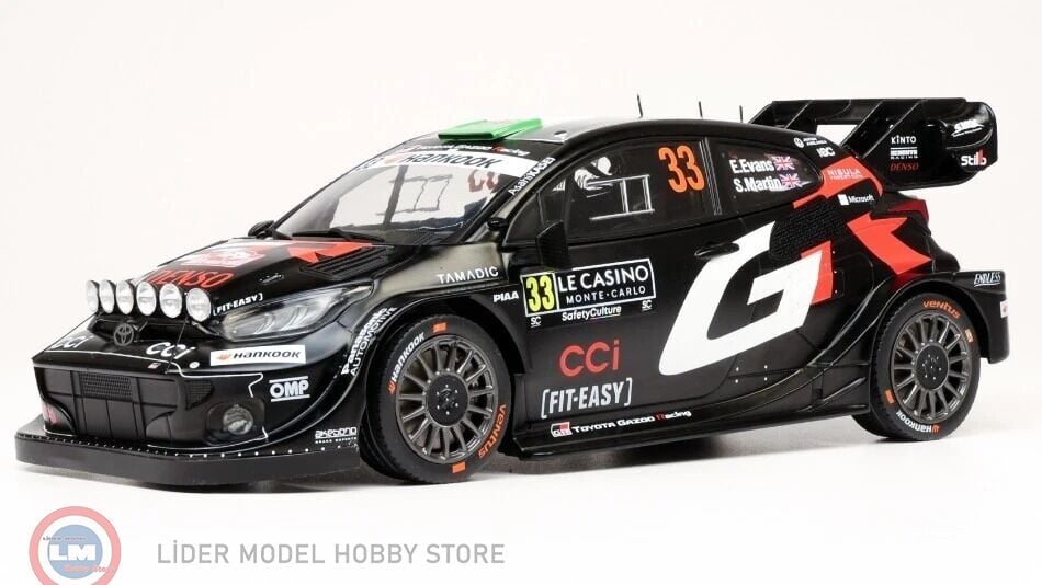 1:18 IXO Toyota GR Yaris Rally1 #33 WRC, Rally Monte Carlo, 2025