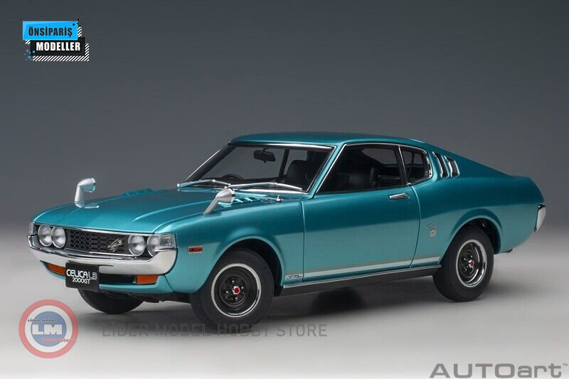 1:18 1973 Toyota Celica Liftback 2000GT (RA25) Açık Mavi