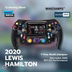 1:2 Lewis Hamilton W11 Steering Wheel Formula 1 Season 2020