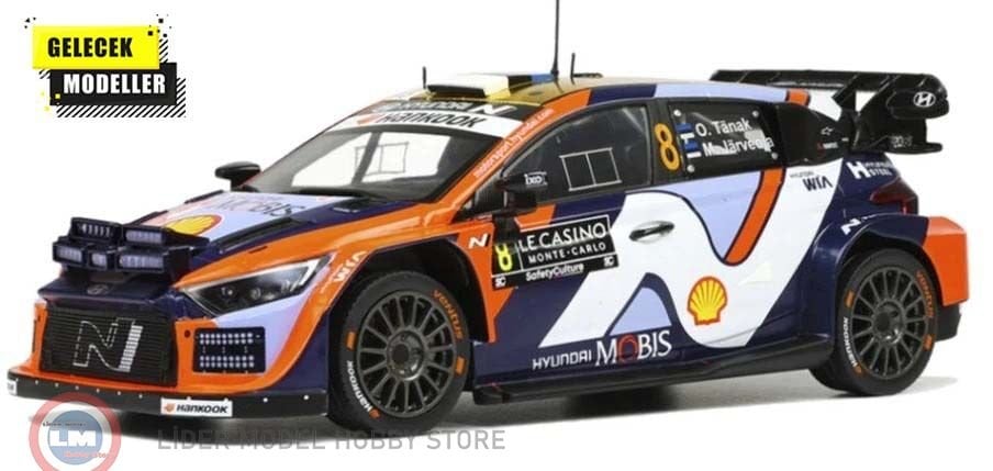1:18 IXO 2025 Hyundai i20 N Rally1 #8 WRC, Rally Monte Carlo