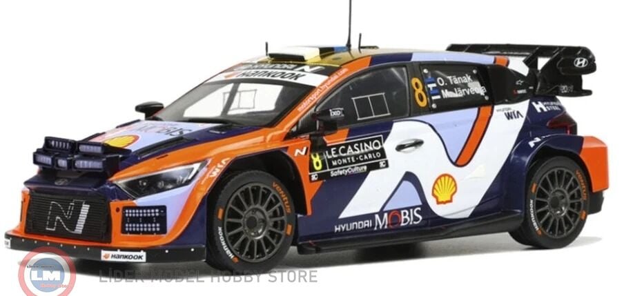 1:18 IXO 2025 Hyundai i20 N Rally1 #8 WRC, Rally Monte Carlo