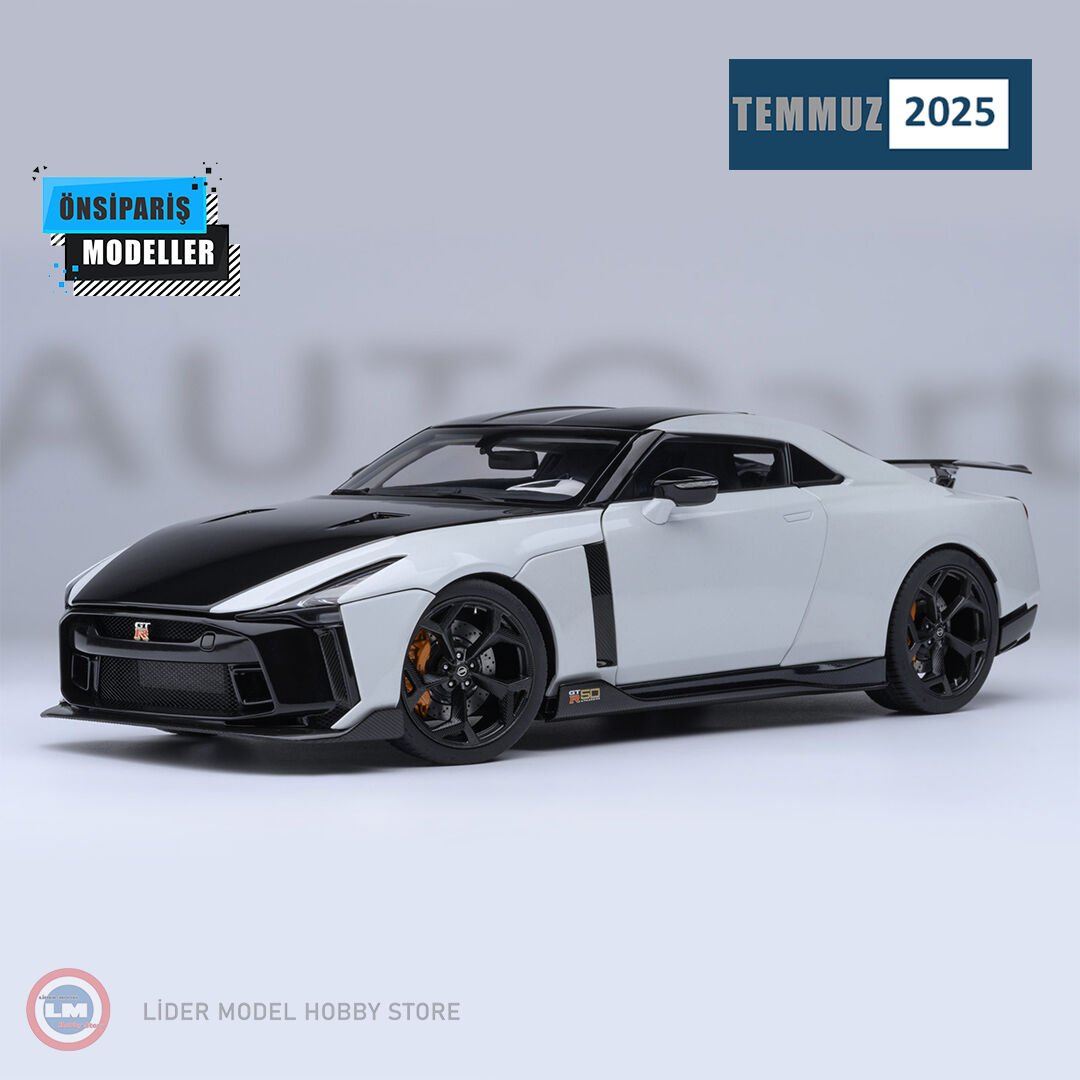 1:18 Autoart Nissan GT-R50 Italdesign Metallic White