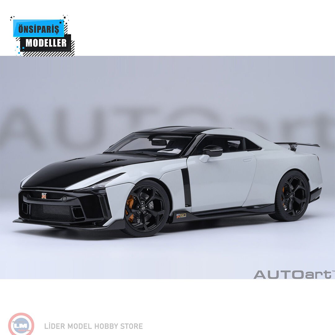 1:18 Autoart Nissan GT-R50 Italdesign Metallic White