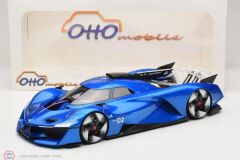 1:18 OTTO 2024 Renault Alpine Alpen Glow HY6 Specular Blue