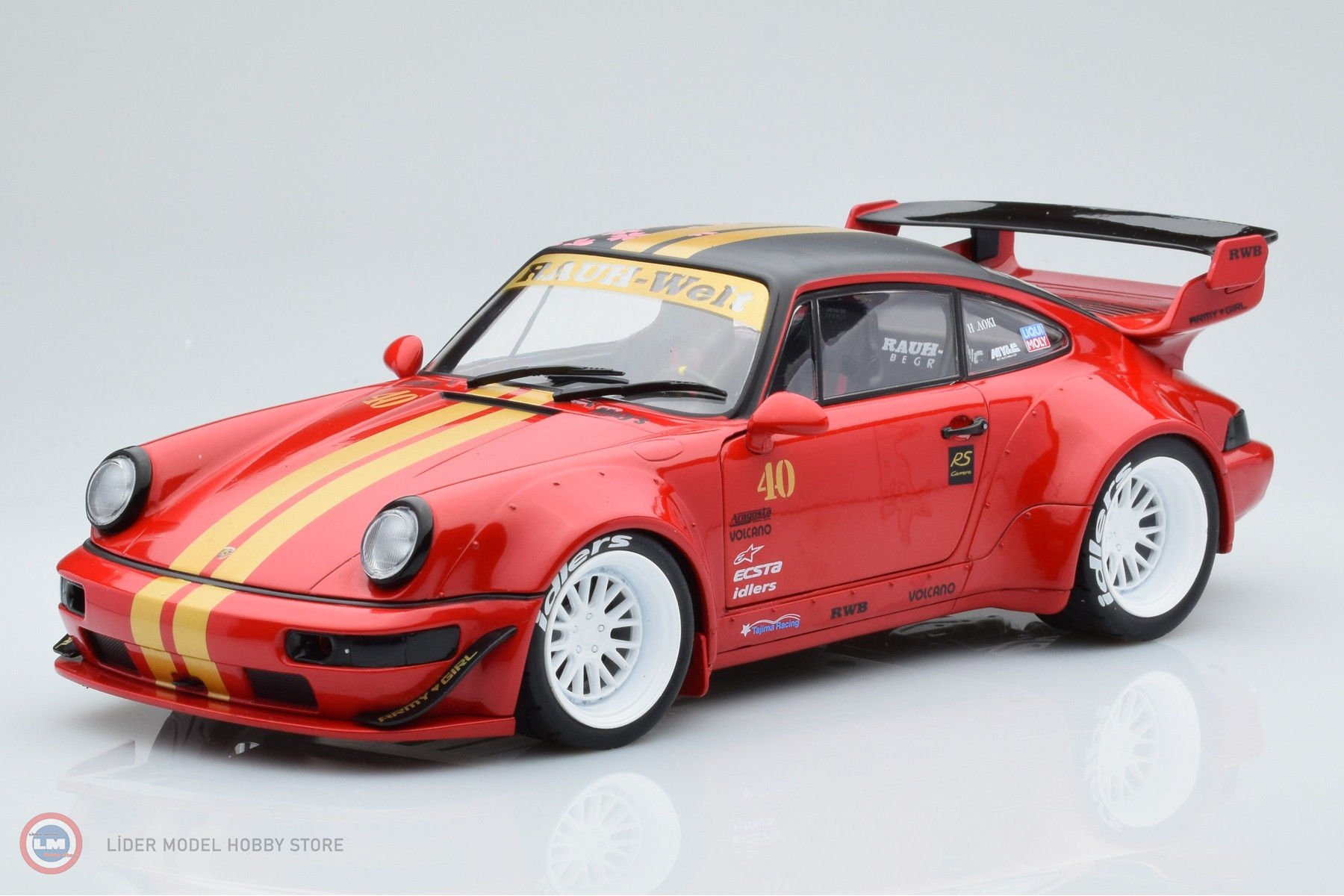 1:18 Soldio 2021 Porsche 911 (964) Sakura RWB Body Kit