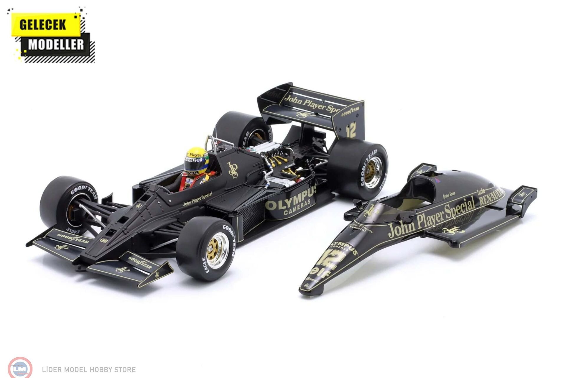 1:18 WERK83 1985 Lotus Senna 97T #12 Monaco GP Formula 1