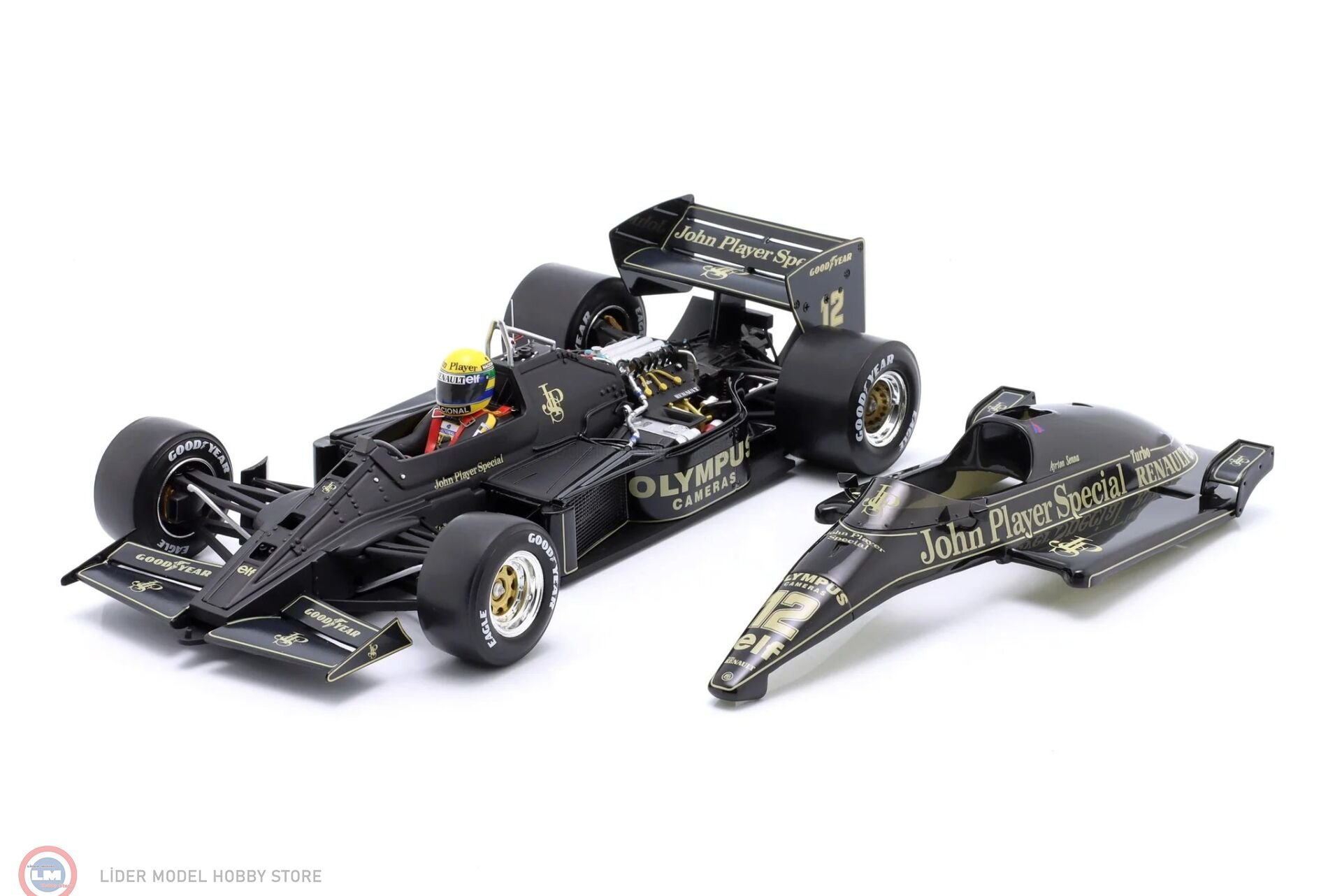 1:18 WERK83 1985 Lotus Senna 97T #12 Monaco GP Formula 1