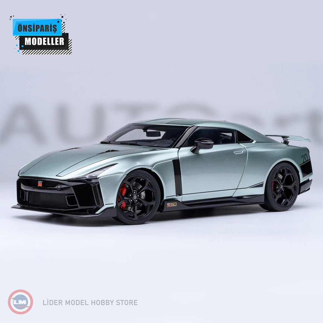 1:18 Autoart Nissan GT-R50 Italdesign Metallic Green Black