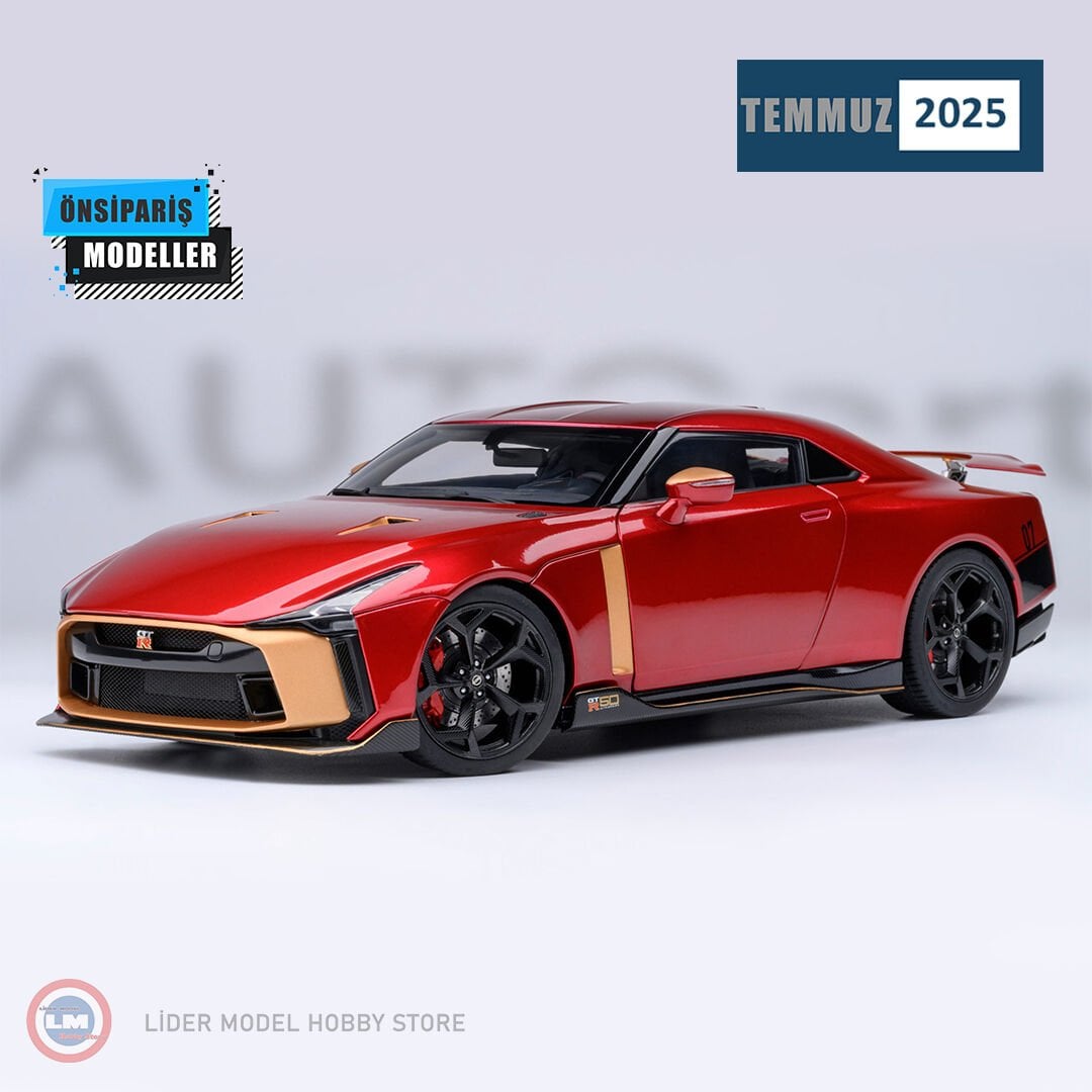 1:18 Autoart Nissan GT-R50 Italdesign Metallic Red Gold