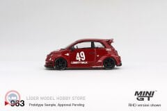 1:64 Mini GT 2024 Fiat 500 ABARTH 595 LB WORKS N #49 ABAS LHD 