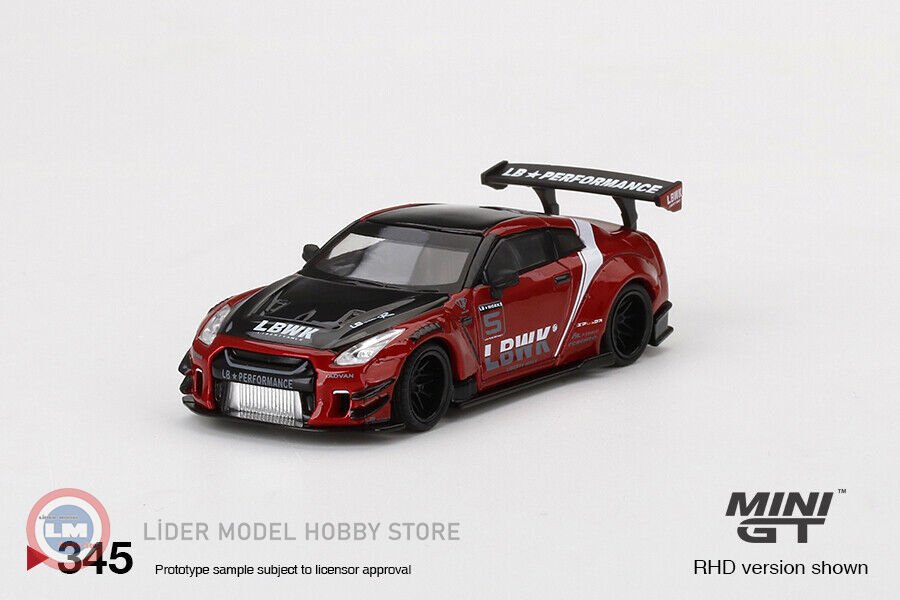 MINIGT LB★WORKS Nissan GT-R35 Mini GT - LB☆WORKS Nissan GT-R (R35) Matte White - Kuzucu Gaming